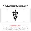 6 X 12 Full Size Aluminum License Plate for Cars and Trucks  Thumbnail