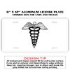 6 X 12 Full Size Aluminum License Plate for Cars and Trucks  Thumbnail