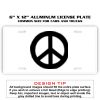 6 X 12 Full Size Aluminum License Plate for Cars and Trucks  Thumbnail
