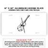 6 X 12 Full Size Aluminum License Plate for Cars and Trucks  Thumbnail