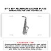 6 X 12 Full Size Aluminum License Plate for Cars and Trucks  Thumbnail