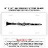 6 X 12 Full Size Aluminum License Plate for Cars and Trucks  Thumbnail