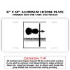 6 X 12 Full Size Aluminum License Plate for Cars and Trucks  Thumbnail