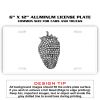 6 X 12 Full Size Aluminum License Plate for Cars and Trucks  Thumbnail