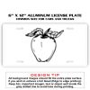 6 X 12 Full Size Aluminum License Plate for Cars and Trucks  Thumbnail