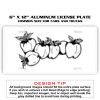 6 X 12 Full Size Aluminum License Plate for Cars and Trucks  Thumbnail