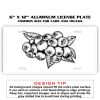 6 X 12 Full Size Aluminum License Plate for Cars and Trucks  Thumbnail