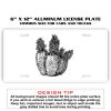6 X 12 Full Size Aluminum License Plate for Cars and Trucks  Thumbnail