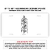 6 X 12 Full Size Aluminum License Plate for Cars and Trucks  Thumbnail