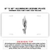 6 X 12 Full Size Aluminum License Plate for Cars and Trucks  Thumbnail