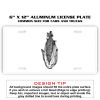 6 X 12 Full Size Aluminum License Plate for Cars and Trucks  Thumbnail