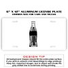 6 X 12 Full Size Aluminum License Plate for Cars and Trucks  Thumbnail