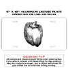 6 X 12 Full Size Aluminum License Plate for Cars and Trucks  Thumbnail
