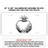 6 X 12 Full Size Aluminum License Plate for Cars and Trucks  Thumbnail