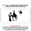 6 X 12 Full Size Aluminum License Plate for Cars and Trucks  Thumbnail