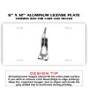 6 X 12 Full Size Aluminum License Plate for Cars and Trucks  Thumbnail