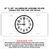 6 X 12 Full Size Aluminum License Plate for Cars and Trucks  Thumbnail