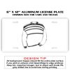 6 X 12 Full Size Aluminum License Plate for Cars and Trucks  Thumbnail