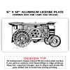 6 X 12 Full Size Aluminum License Plate for Cars and Trucks  Thumbnail