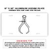 6 X 12 Full Size Aluminum License Plate for Cars and Trucks  Thumbnail