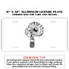 6 X 12 Full Size Aluminum License Plate for Cars and Trucks  Thumbnail