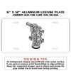 6 X 12 Full Size Aluminum License Plate for Cars and Trucks  Thumbnail