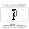 6 X 12 Full Size Aluminum License Plate for Cars and Trucks  Thumbnail