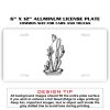 6 X 12 Full Size Aluminum License Plate for Cars and Trucks  Thumbnail