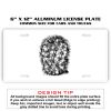 6 X 12 Full Size Aluminum License Plate for Cars and Trucks  Thumbnail