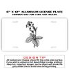 6 X 12 Full Size Aluminum License Plate for Cars and Trucks  Thumbnail