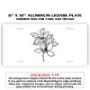 6 X 12 Full Size Aluminum License Plate for Cars and Trucks  Thumbnail