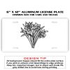 6 X 12 Full Size Aluminum License Plate for Cars and Trucks  Thumbnail