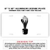 6 X 12 Full Size Aluminum License Plate for Cars and Trucks  Thumbnail