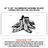 6 X 12 Full Size Aluminum License Plate for Cars and Trucks  Thumbnail