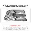 6 X 12 Full Size Aluminum License Plate for Cars and Trucks  Thumbnail