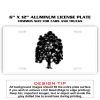 6 X 12 Full Size Aluminum License Plate for Cars and Trucks  Thumbnail