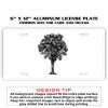 6 X 12 Full Size Aluminum License Plate for Cars and Trucks  Thumbnail