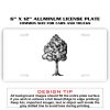 6 X 12 Full Size Aluminum License Plate for Cars and Trucks  Thumbnail
