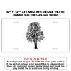 6 X 12 Full Size Aluminum License Plate for Cars and Trucks  Thumbnail