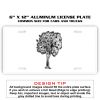 6 X 12 Full Size Aluminum License Plate for Cars and Trucks  Thumbnail
