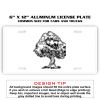 6 X 12 Full Size Aluminum License Plate for Cars and Trucks  Thumbnail