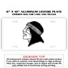 6 X 12 Full Size Aluminum License Plate for Cars and Trucks  Thumbnail