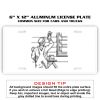 6 X 12 Full Size Aluminum License Plate for Cars and Trucks  Thumbnail