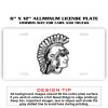 6 X 12 Full Size Aluminum License Plate for Cars and Trucks  Thumbnail