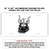 6 X 12 Full Size Aluminum License Plate for Cars and Trucks  Thumbnail