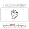6 X 12 Full Size Aluminum License Plate for Cars and Trucks  Thumbnail