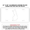 6 X 12 Full Size Aluminum License Plate for Cars and Trucks  Thumbnail