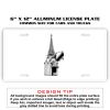 6 X 12 Full Size Aluminum License Plate for Cars and Trucks  Thumbnail