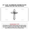 6 X 12 Full Size Aluminum License Plate for Cars and Trucks  Thumbnail