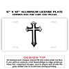 6 X 12 Full Size Aluminum License Plate for Cars and Trucks  Thumbnail